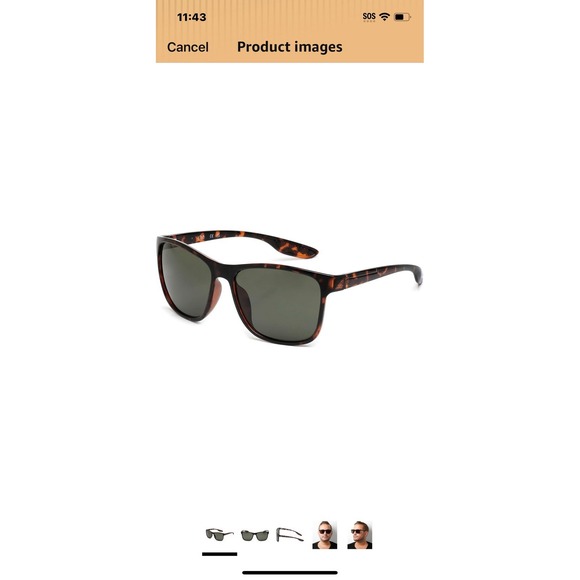 NEW With Tags‎ Marcolin Eyewear Men's Injected Oval Sunglasses Color Dark Havana - Picture 2 of 15